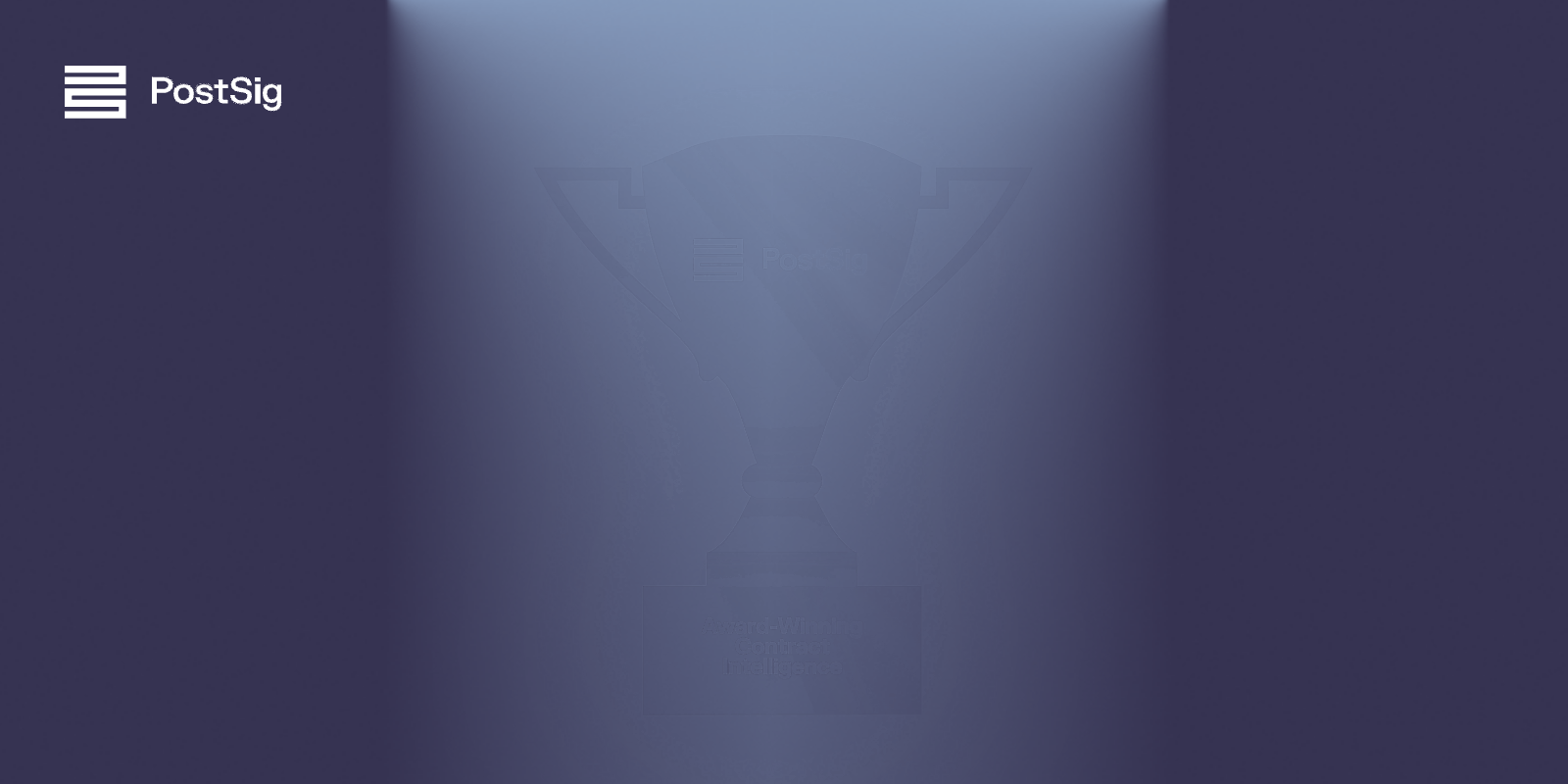 Award-winning Contract Intelligence