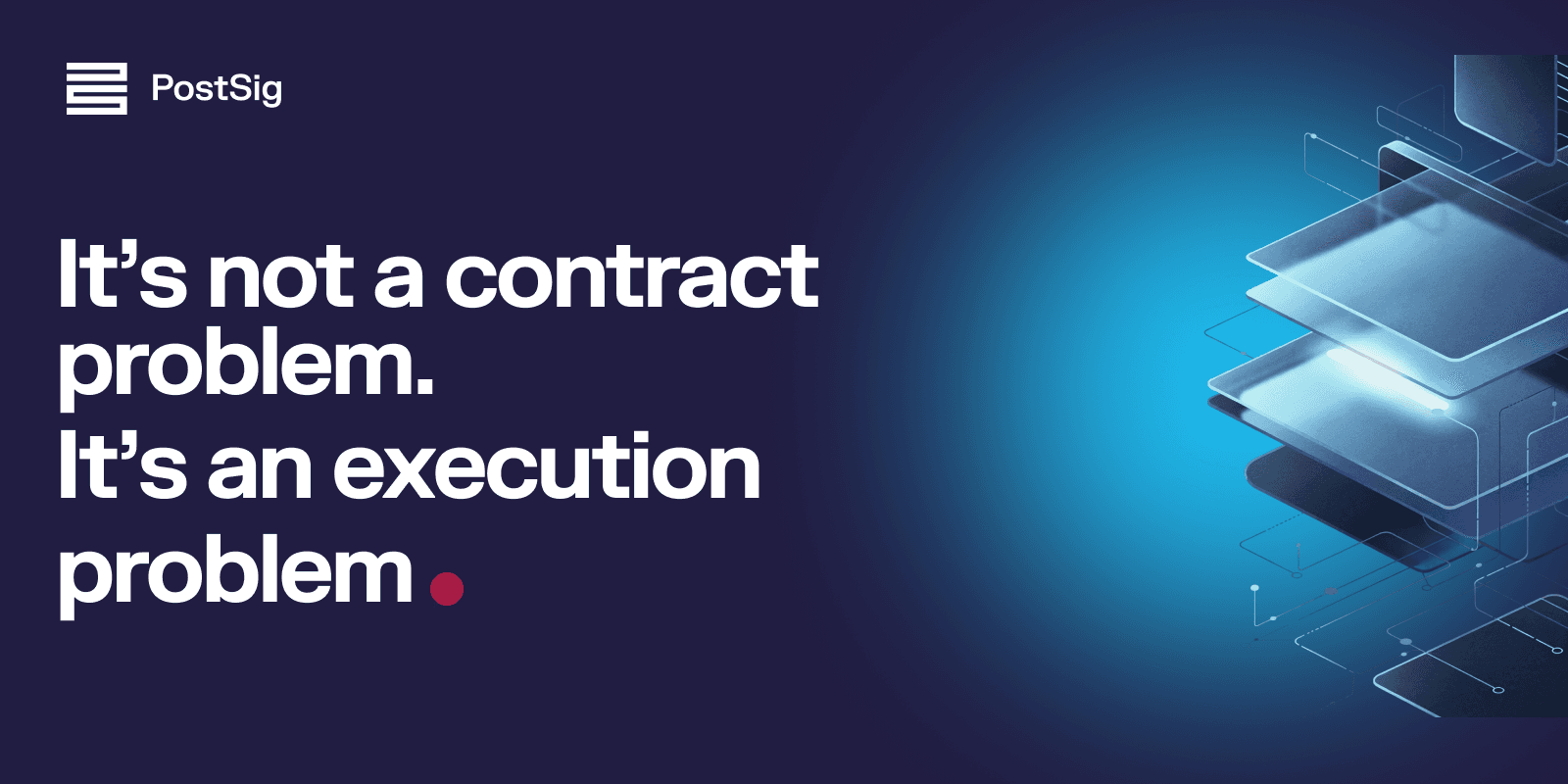 its an execution issue - blog post - featured image